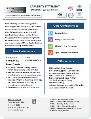 capability statement